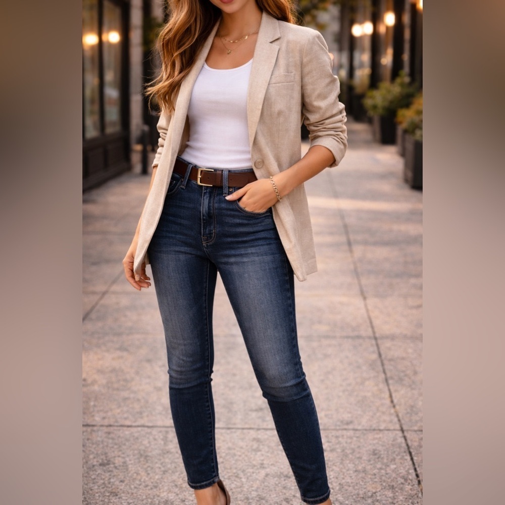 Frame Le High Skinny. 28